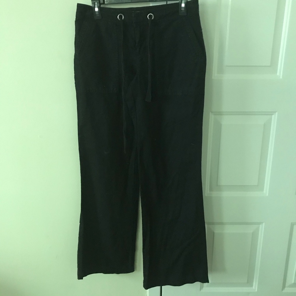 Banana Republic Black Linen Pant “Martin”
